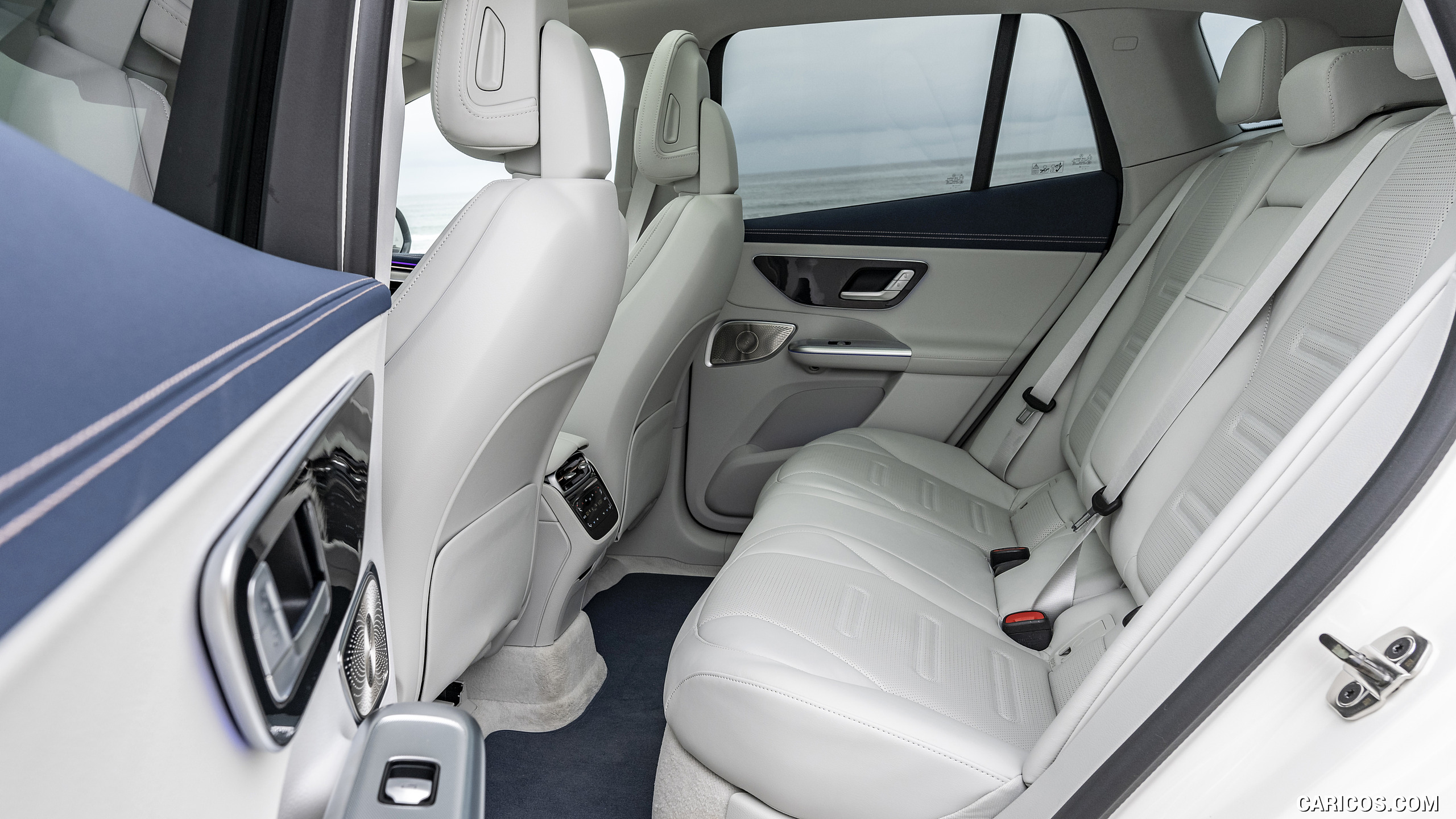 2024 Mercedes-AMG EQE 53 SUV (US-Spec) - Interior, Rear Seats, #181 of 190