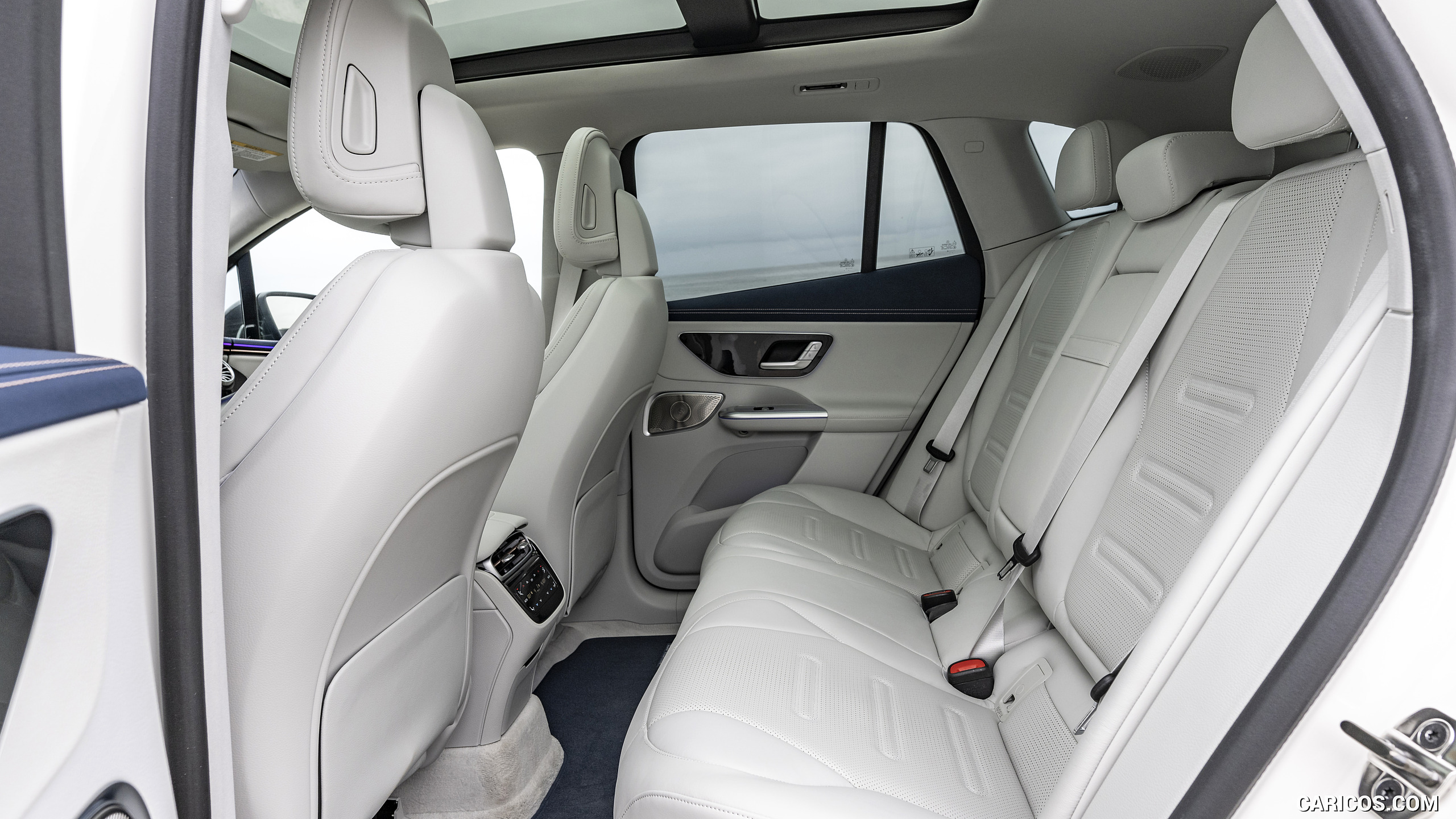 2024 Mercedes-AMG EQE 53 SUV (US-Spec) - Interior, Rear Seats, #182 of 190