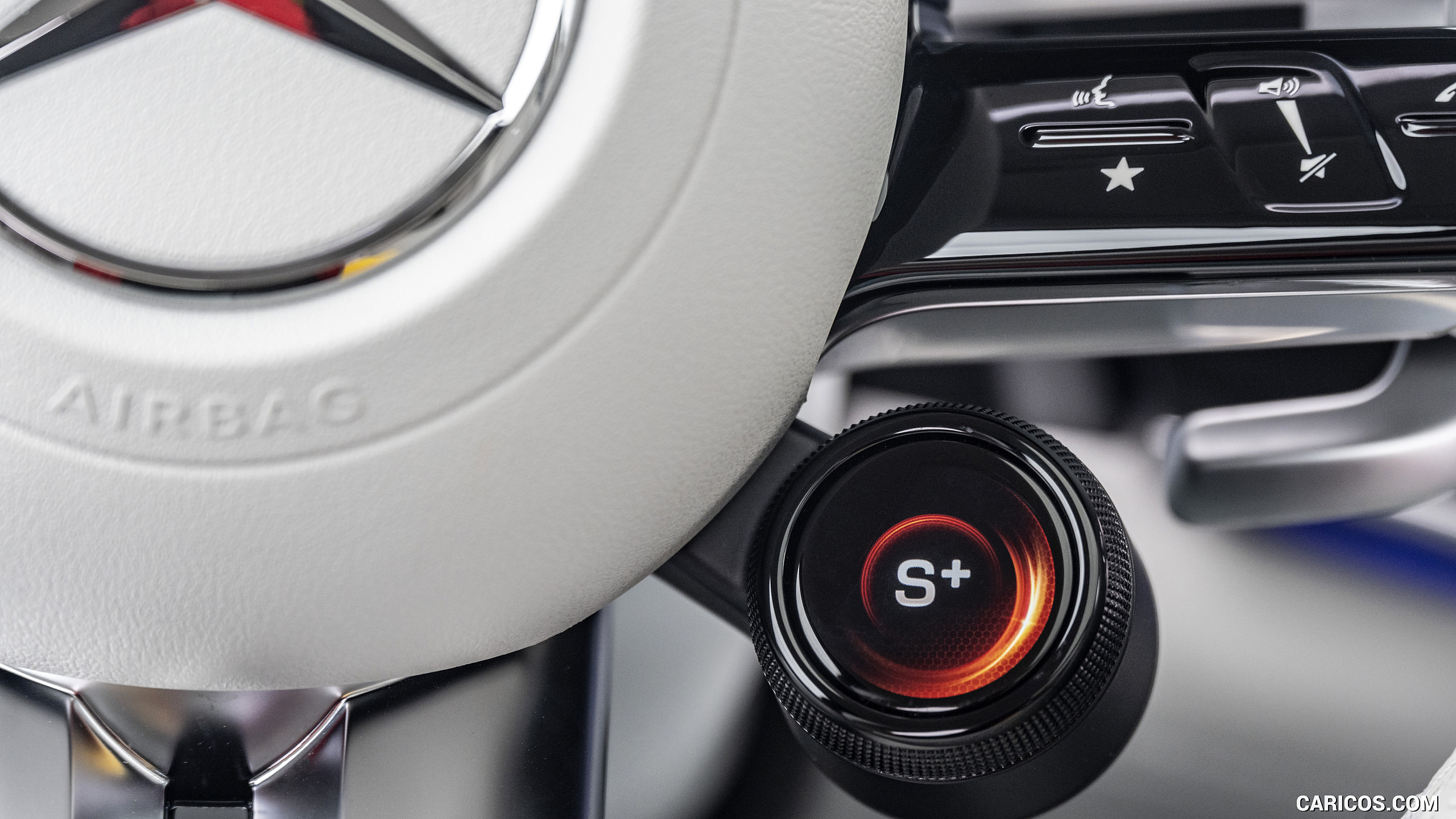 2024 Mercedes-AMG EQE 53 SUV (US-Spec) - Interior, Steering Wheel, #174 of 190