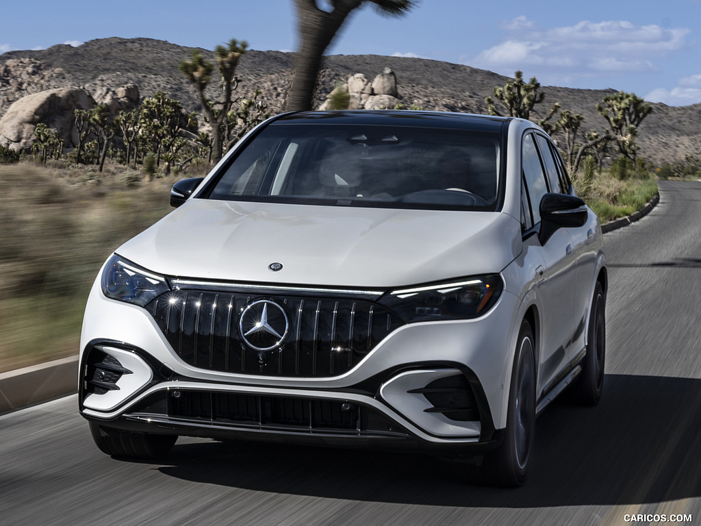 2024 Mercedes-AMG EQE 53 SUV (US-Spec) (Color: Diamond White) - Front