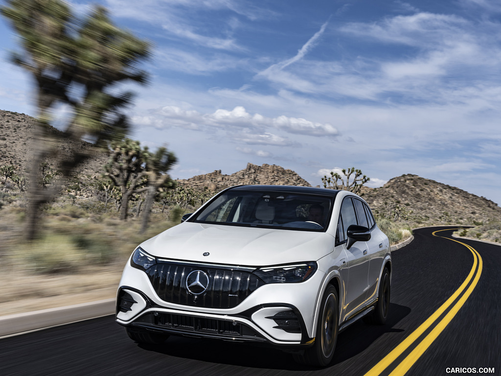 2024 Mercedes-AMG EQE 53 SUV (US-Spec) (Color: Diamond White) - Front