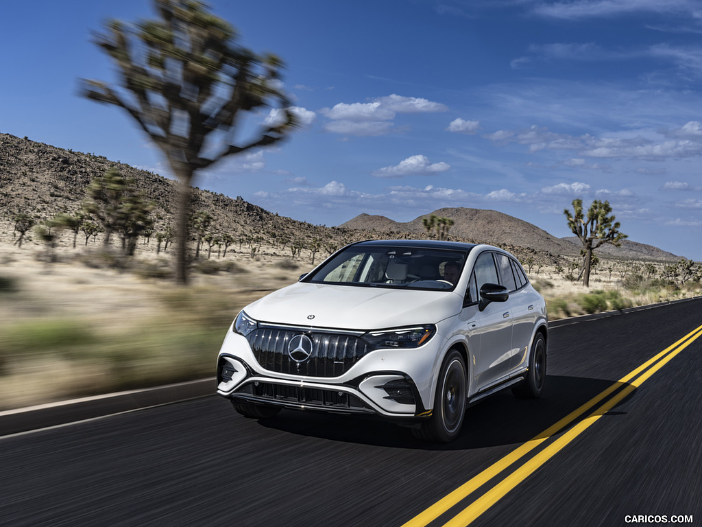 2024 Mercedes-AMG EQE 53 SUV (US-Spec) (Color: Diamond White) - Front