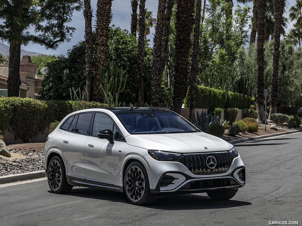 2024 Mercedes-AMG EQE 53 SUV (US-Spec) (Color: Diamond White) - Front Three-Quarter