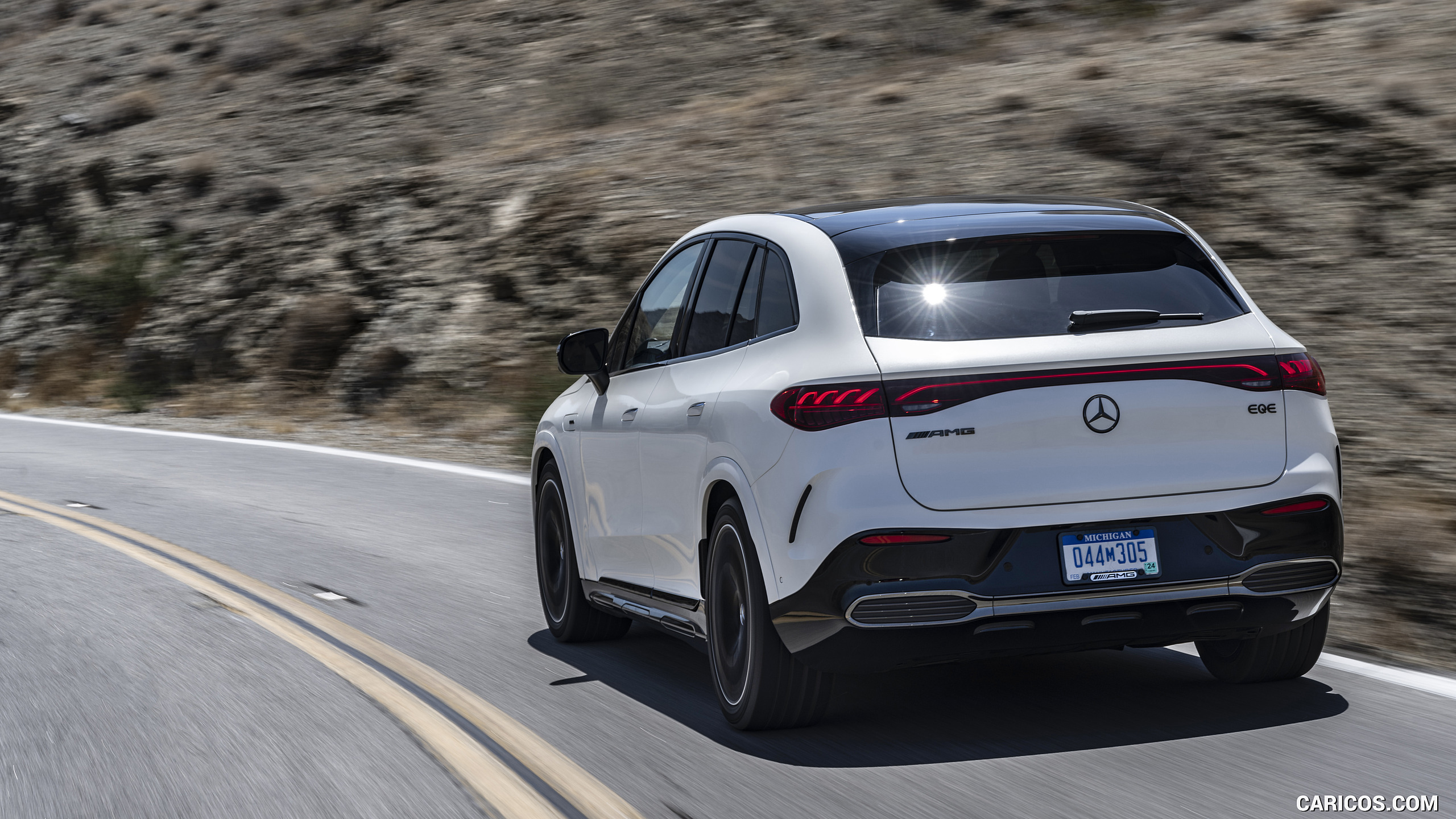 2024 Mercedes-amg Eqe 53 Suv (us-spec) (color: Diamond White) - Rear 