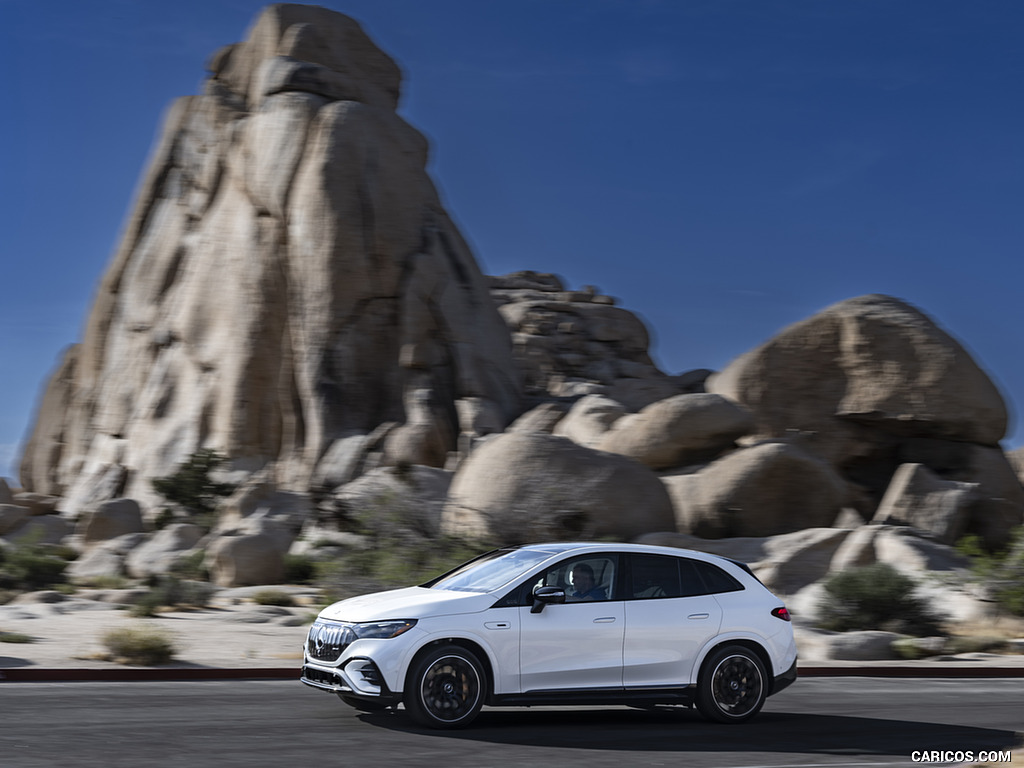 2024 Mercedes-AMG EQE 53 SUV (US-Spec) (Color: Diamond White) - Side