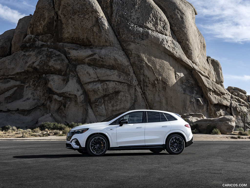 2024 Mercedes-AMG EQE 53 SUV (US-Spec) (Color: Diamond White) - Side