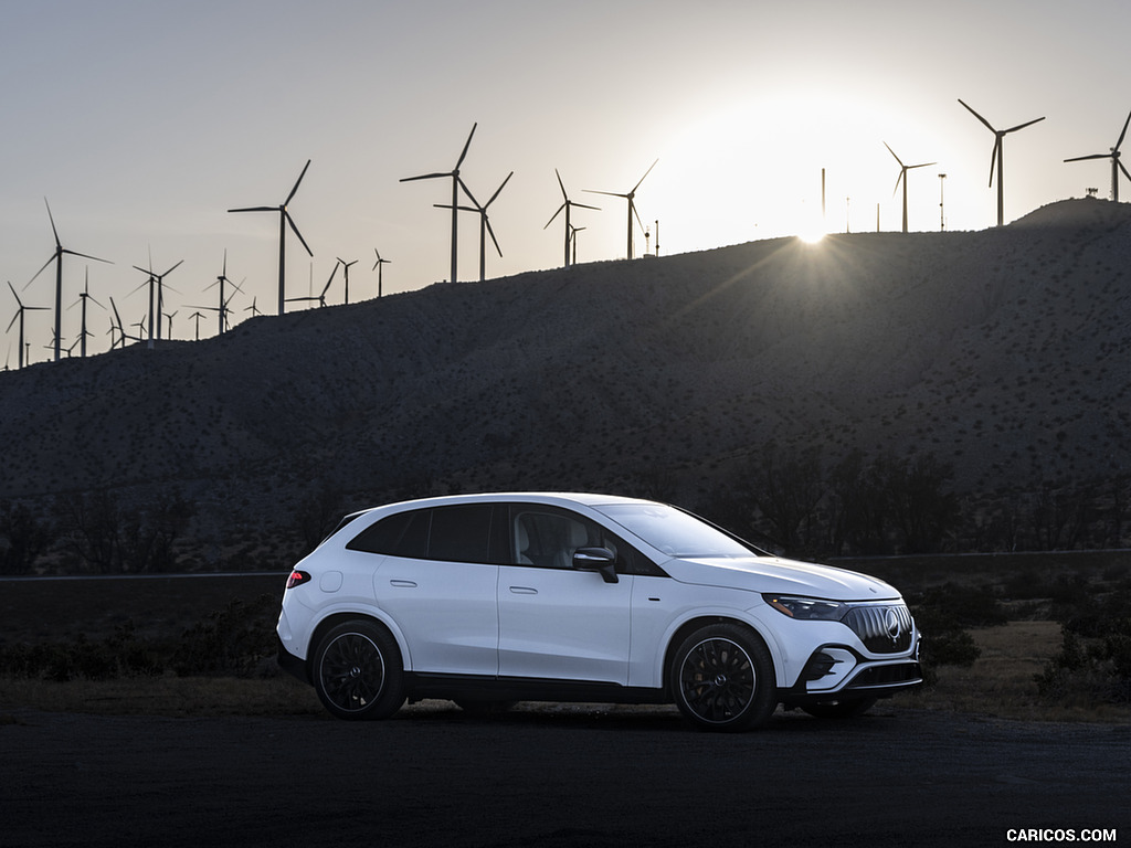 2024 Mercedes-AMG EQE 53 SUV (US-Spec) (Color: Diamond White) - Side