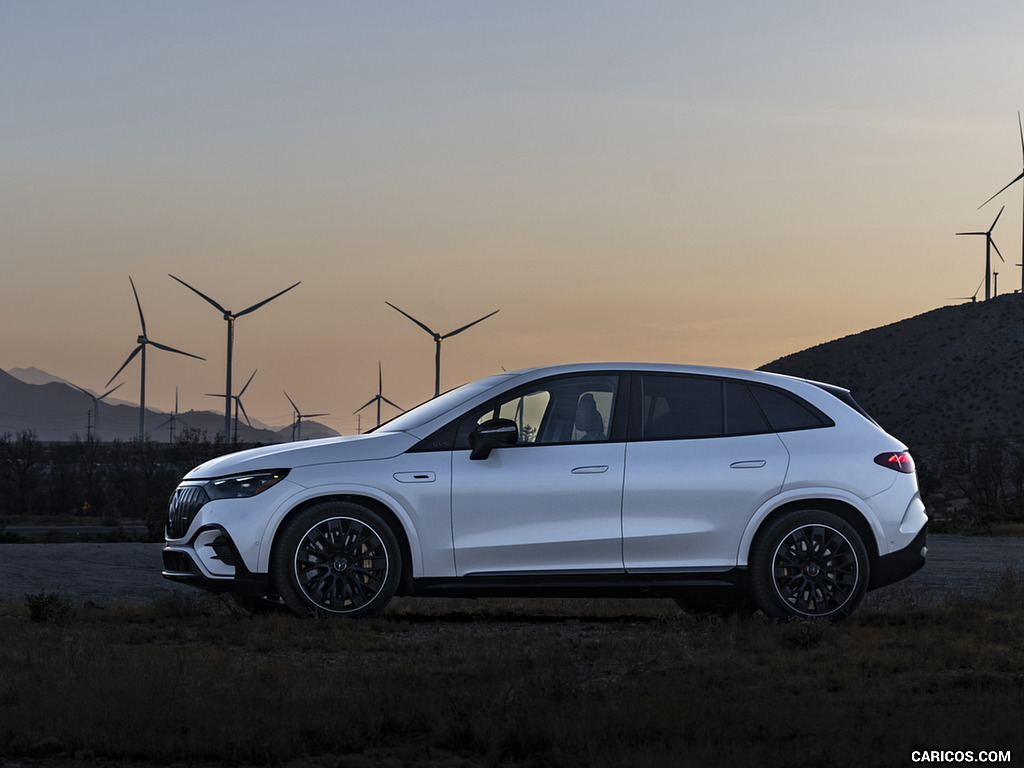 2024 Mercedes-AMG EQE 53 SUV (US-Spec) (Color: Diamond White) - Side