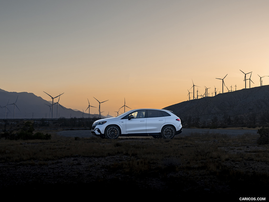 2024 Mercedes-AMG EQE 53 SUV (US-Spec) (Color: Diamond White) - Side