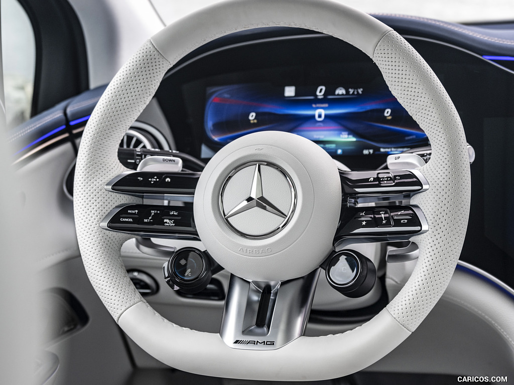 2024 Mercedes-AMG EQE 53 SUV (US-Spec) - Interior, Steering Wheel