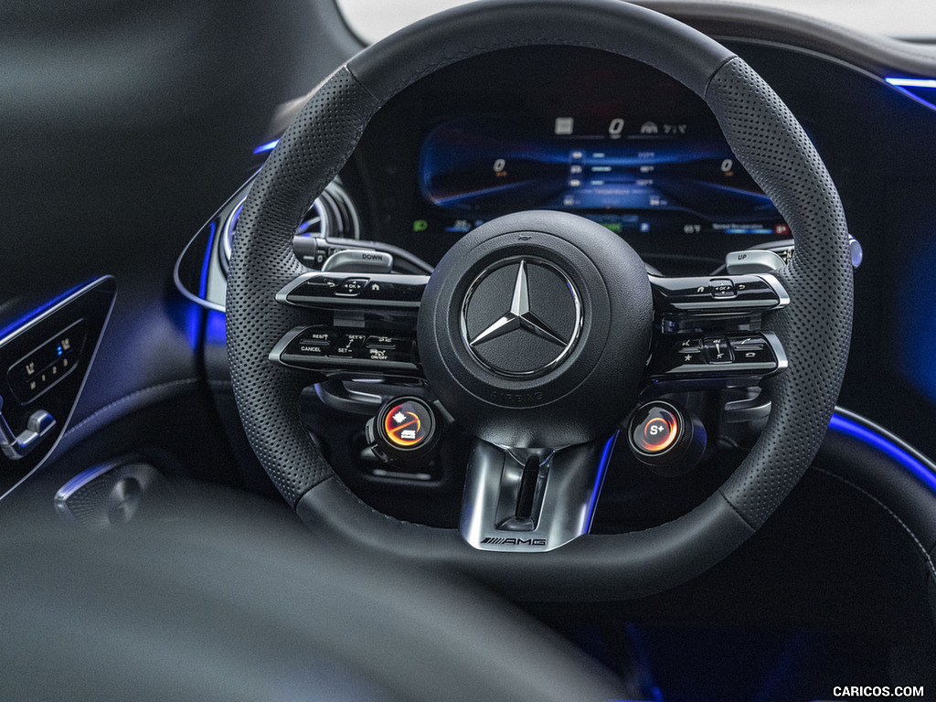 2024 Mercedes-AMG EQE SUV (US-Spec) - Interior, Steering Wheel