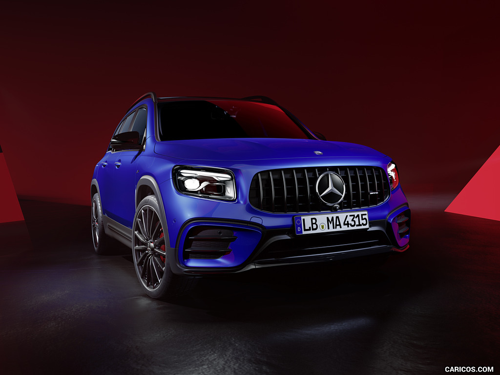 2024 Mercedes-AMG GLB 35 (Color: Spectral Blue) - Front Three-Quarter