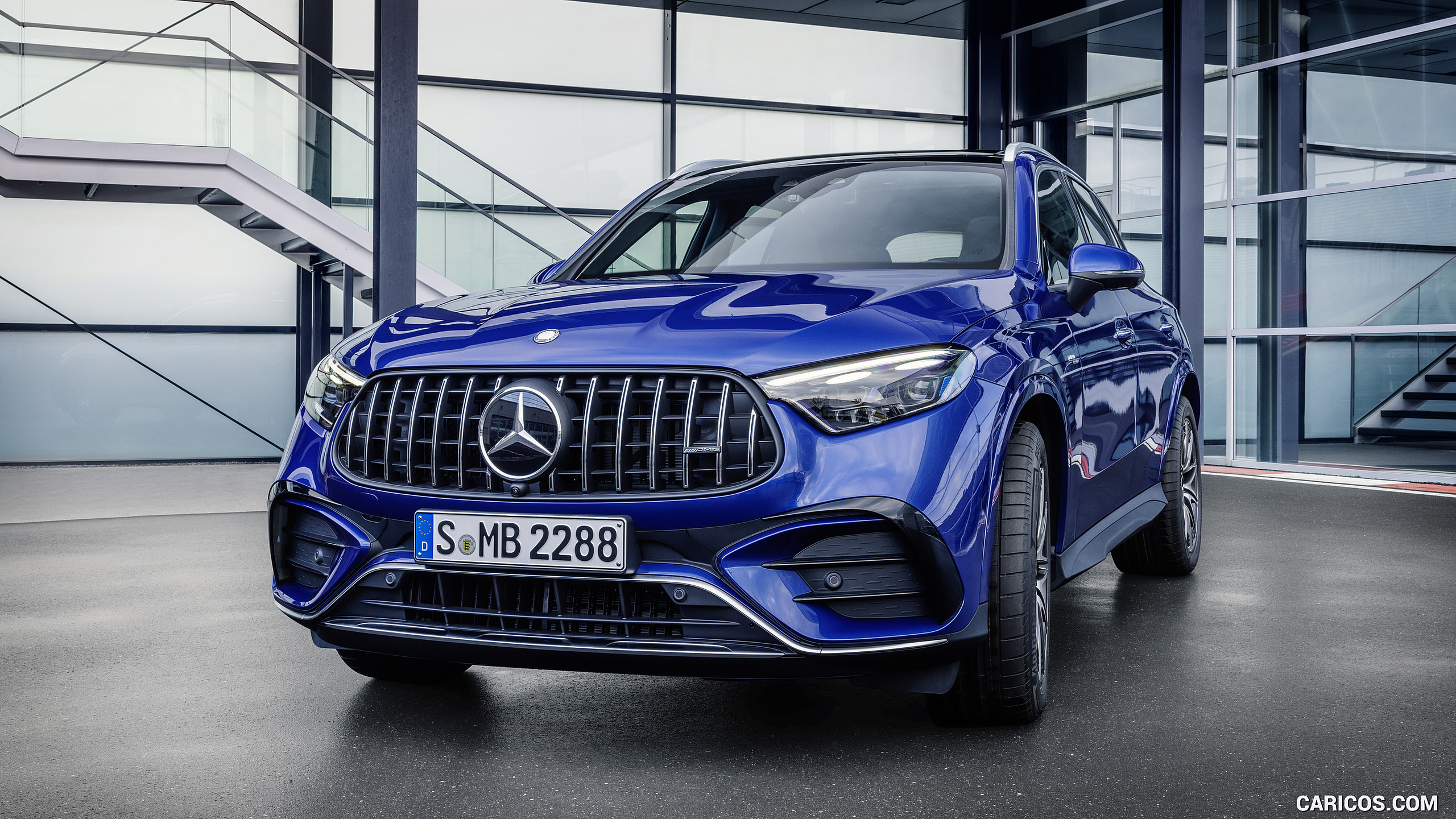 2024 Mercedes-AMG GLC 43 4MATIC (Color: Spectral Blue) - Front, #3 of 15