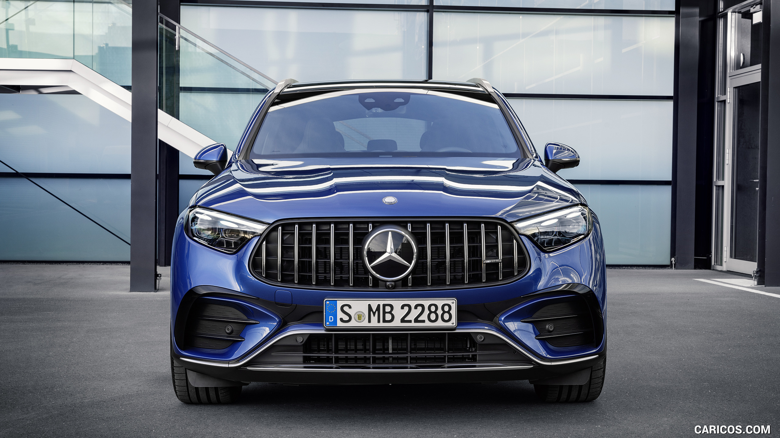 2024 Mercedes-AMG GLC 43 4MATIC (Color: Spectral Blue) - Front, #4 of 15