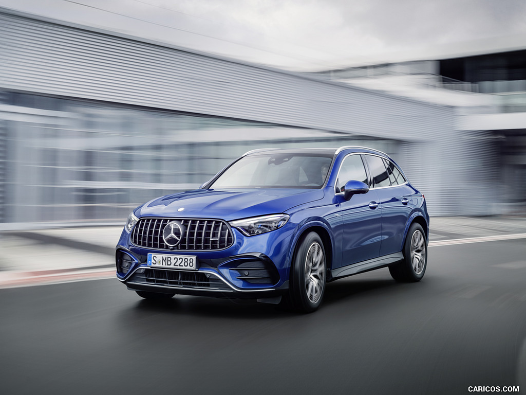 2024 Mercedes-AMG GLC 43 4MATIC (Color: Spectral Blue) - Front Three-Quarter