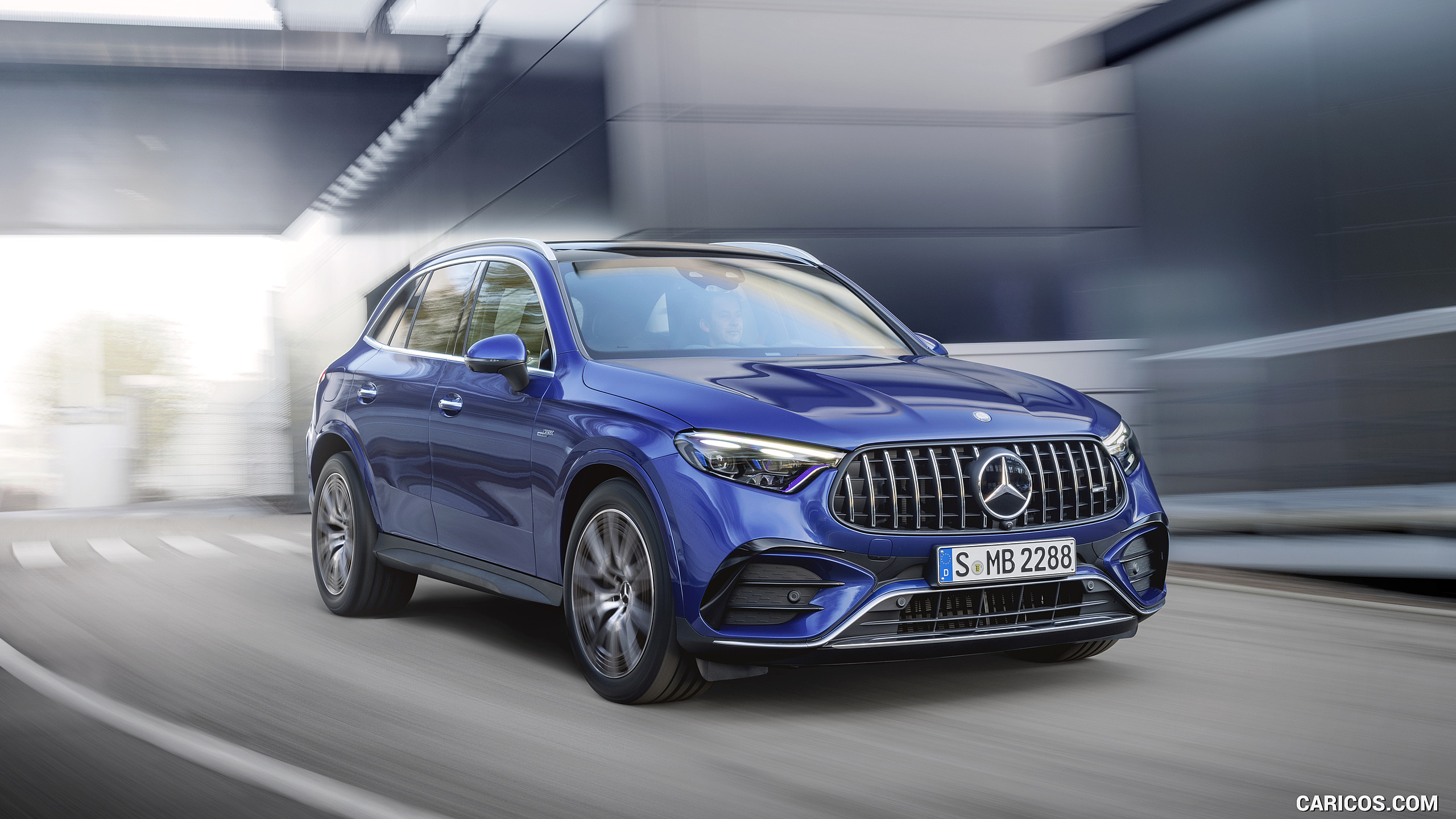 2024 Mercedes-AMG GLC 43 4MATIC (Color: Spectral Blue) - Front Three ...