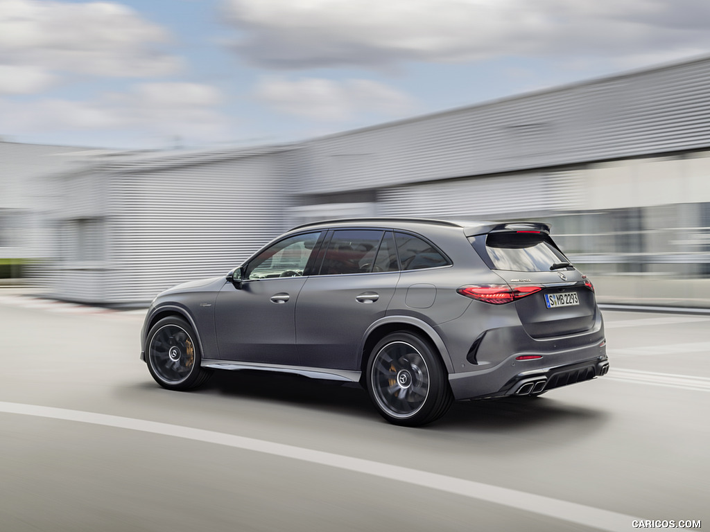 2024 Mercedes-AMG GLC 63 S E PERFORMANCE (Designo Graphite Grey Magno) - Rear Three-Quarter