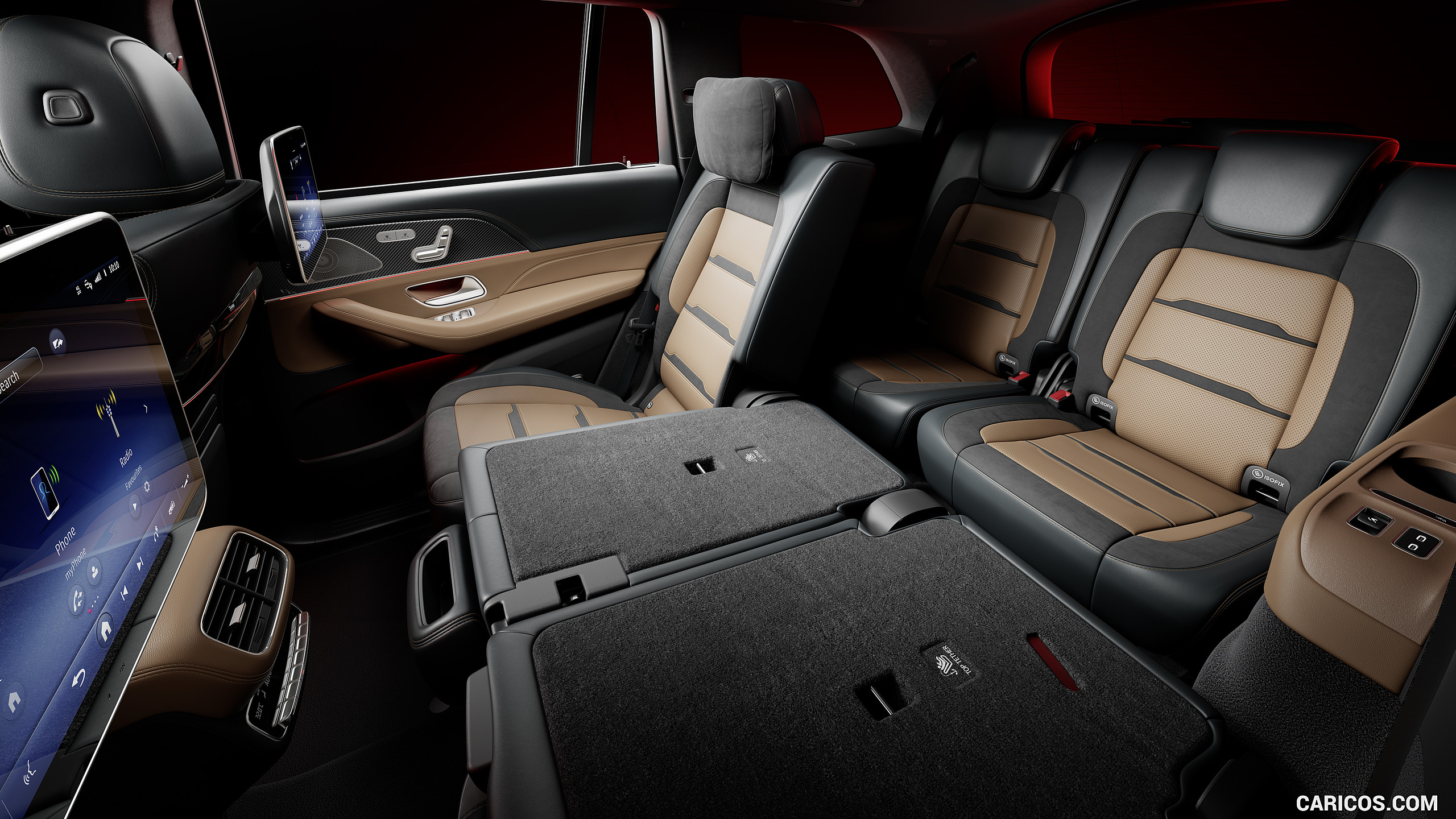 2024 MercedesAMG GLS 63 4MATIC+ Interior, Rear Seats Caricos