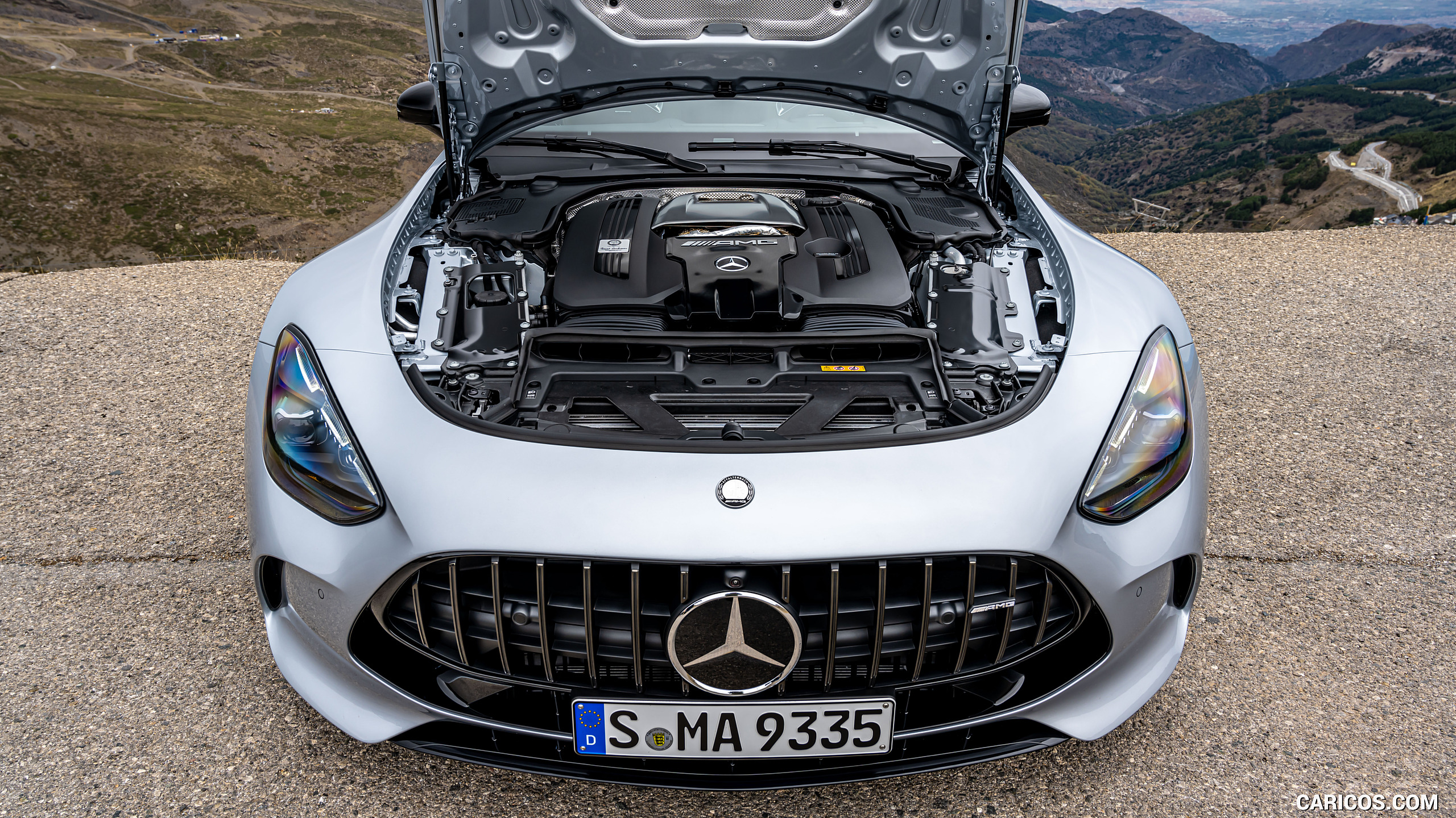 2024 Mercedes-AMG GT 63 4MATIC+ Coupé (Color: Hightech Silver metallic) - Engine, #230 of 241