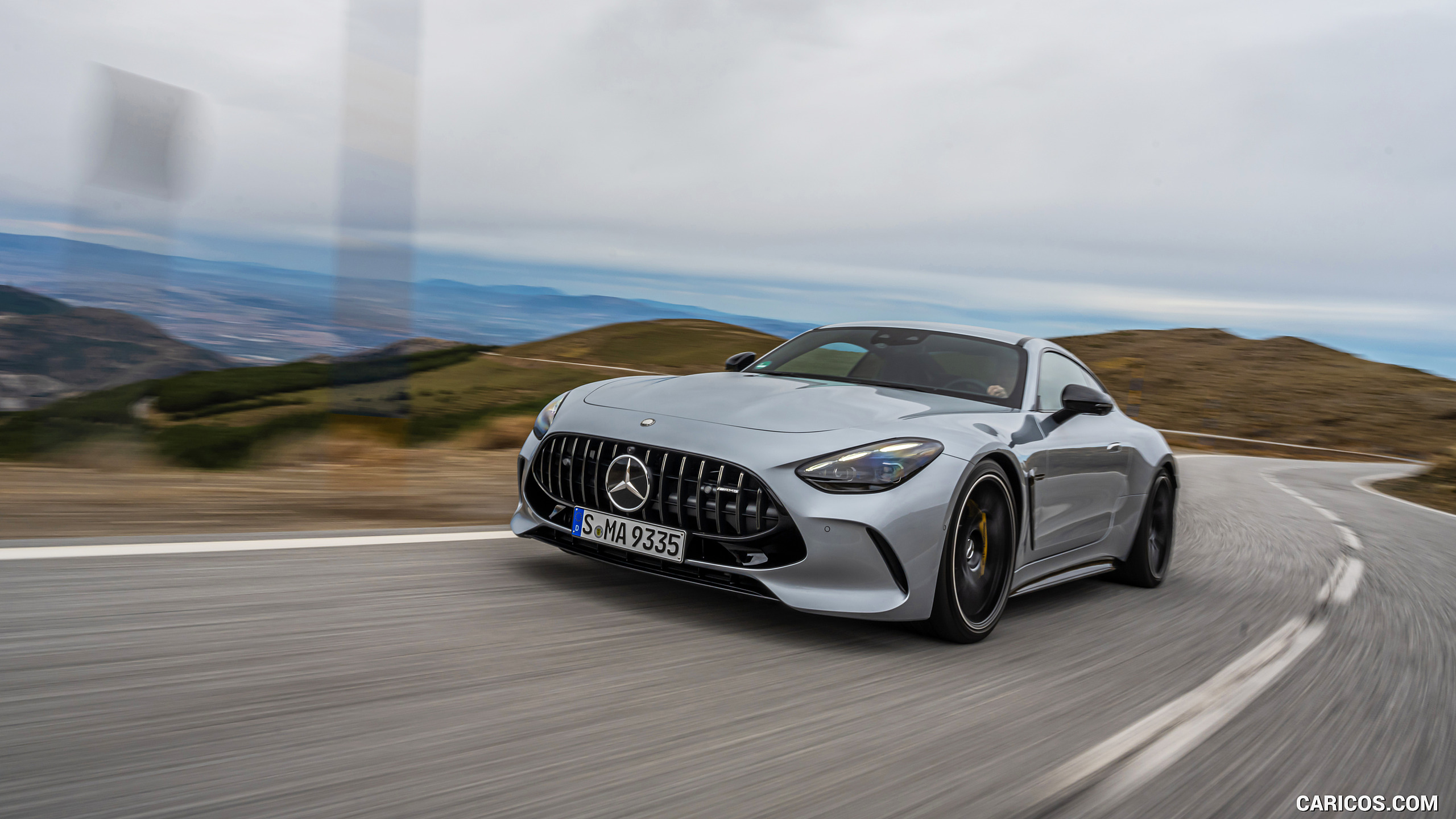 2024 Mercedes-AMG GT 63 4MATIC+ Coupé (Color: Hightech Silver metallic) - Front, #180 of 241