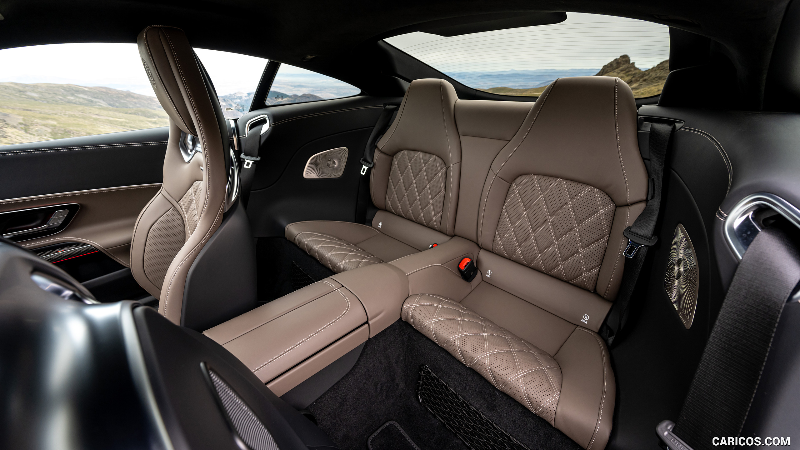 2024 Mercedes-AMG GT 63 4MATIC+ Coupé (Color: Hightech Silver metallic) - Interior, Rear Seats, #240 of 241