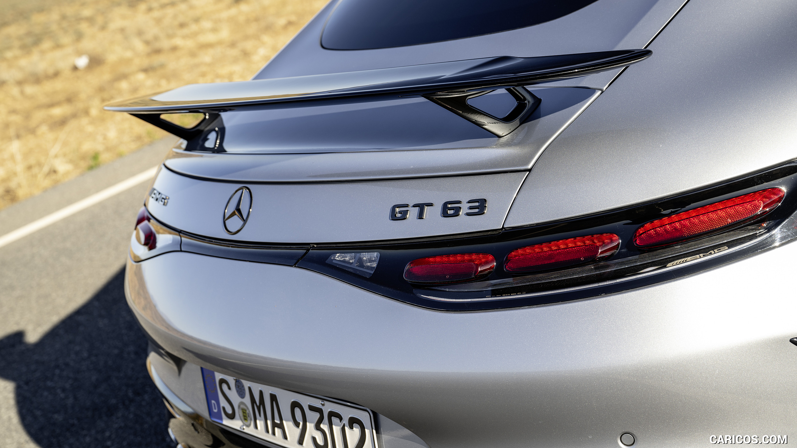 2024 Mercedes-AMG GT 63 4MATIC+ Coupé (Color: Hightech Silver metallic) - Spoiler, #176 of 241