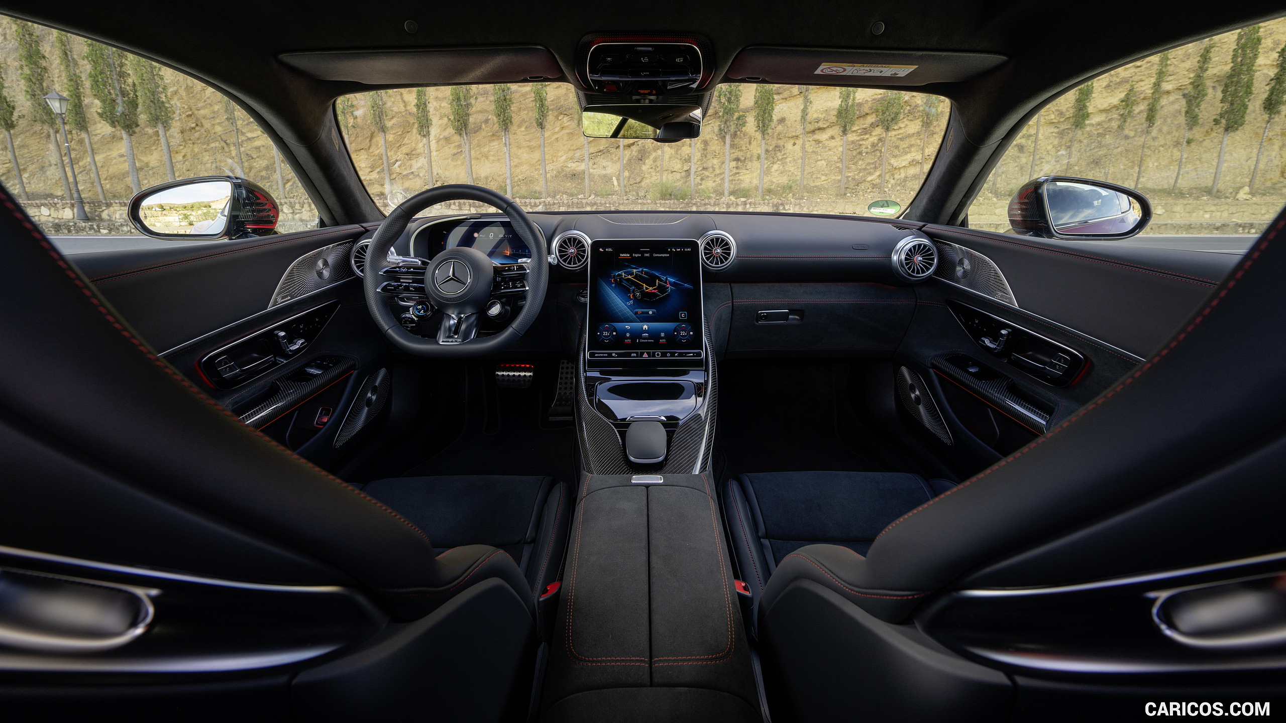 2024 Mercedes-AMG GT 63 4MATIC+ Coupé (Color: MANUFAKTUR Patagonia Red metallic) - Interior, #149 of 241