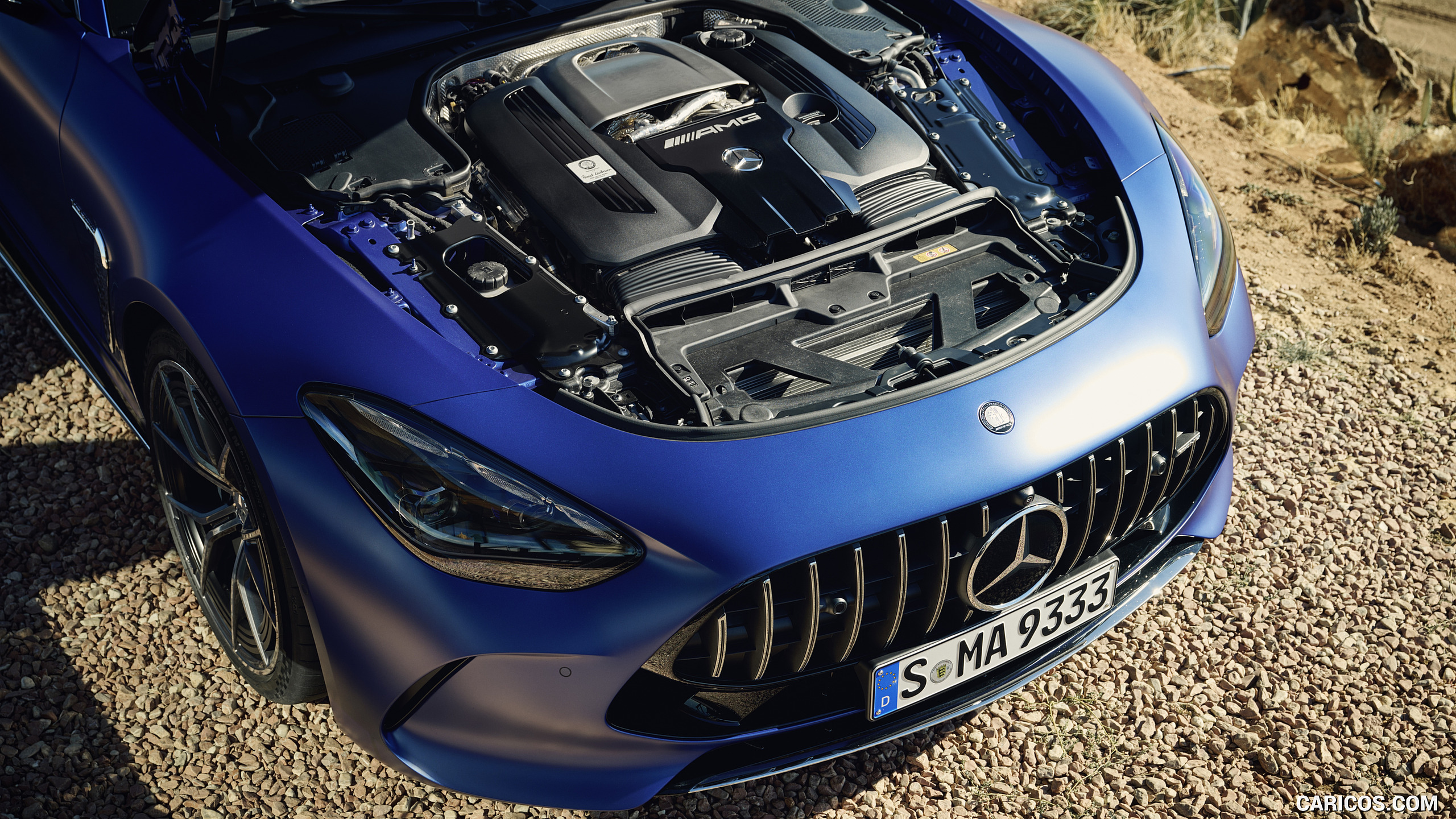 2024 Mercedes-AMG GT 63 4MATIC+ Coupé (Color: MANUFAKTUR Spectral Blue magno) - Engine, #111 of 241