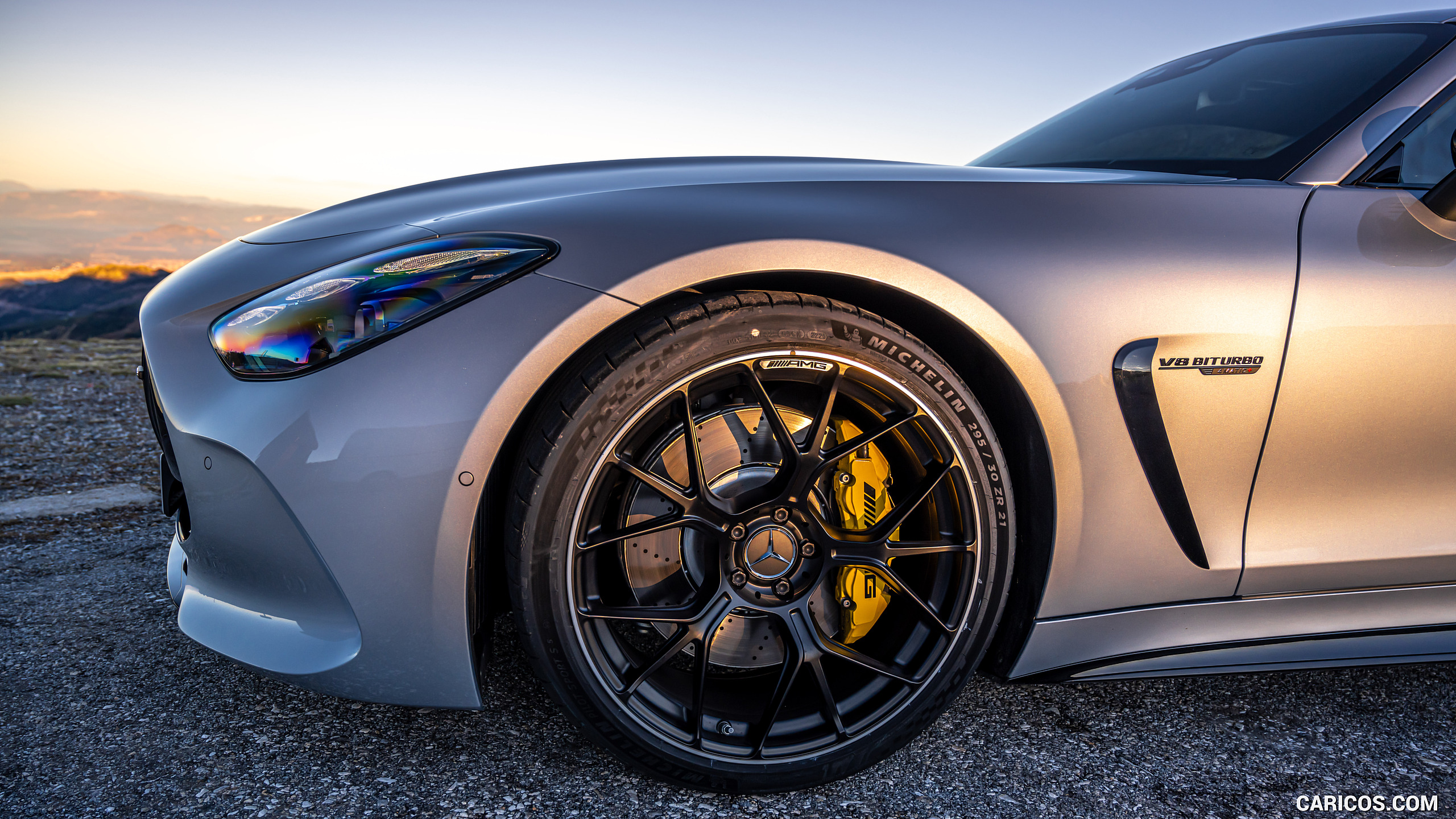 2024 Mercedes-AMG GT 63 4MATIC+ Coupé (Color: Hightech Silver metallic ...