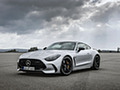 2024 Mercedes-AMG GT 63 Coupé 4MATIC+ with AMG Aerodynamic package (Color: High-Tech Silver Metallic) - Front Three-Quarter
