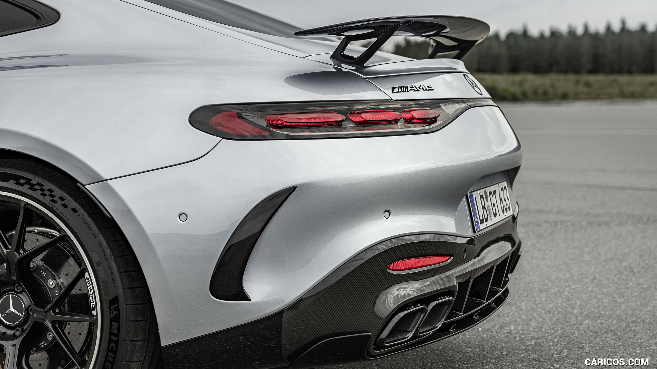 2024 Mercedes-AMG GT 63 Coupé 4MATIC+ with AMG Aerodynamic package (Color: High-Tech Silver Metallic) - Tail Light, #40 of 241