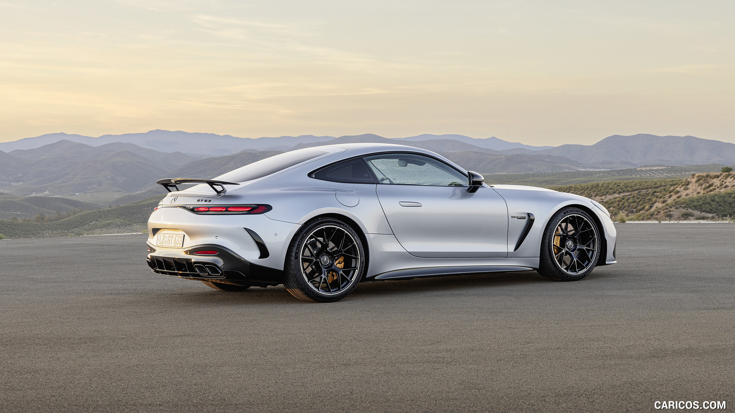 2024 MercedesAMG GT 63 Coupé 4MATIC+ with AMG Aerodynamic package (Color HighTech Silver