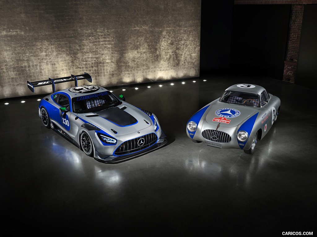 2024 Mercedes-AMG GT3 130Y Motorsport Edition and Mercedes-Benz 300 SL Rennsportwagen (W 194)