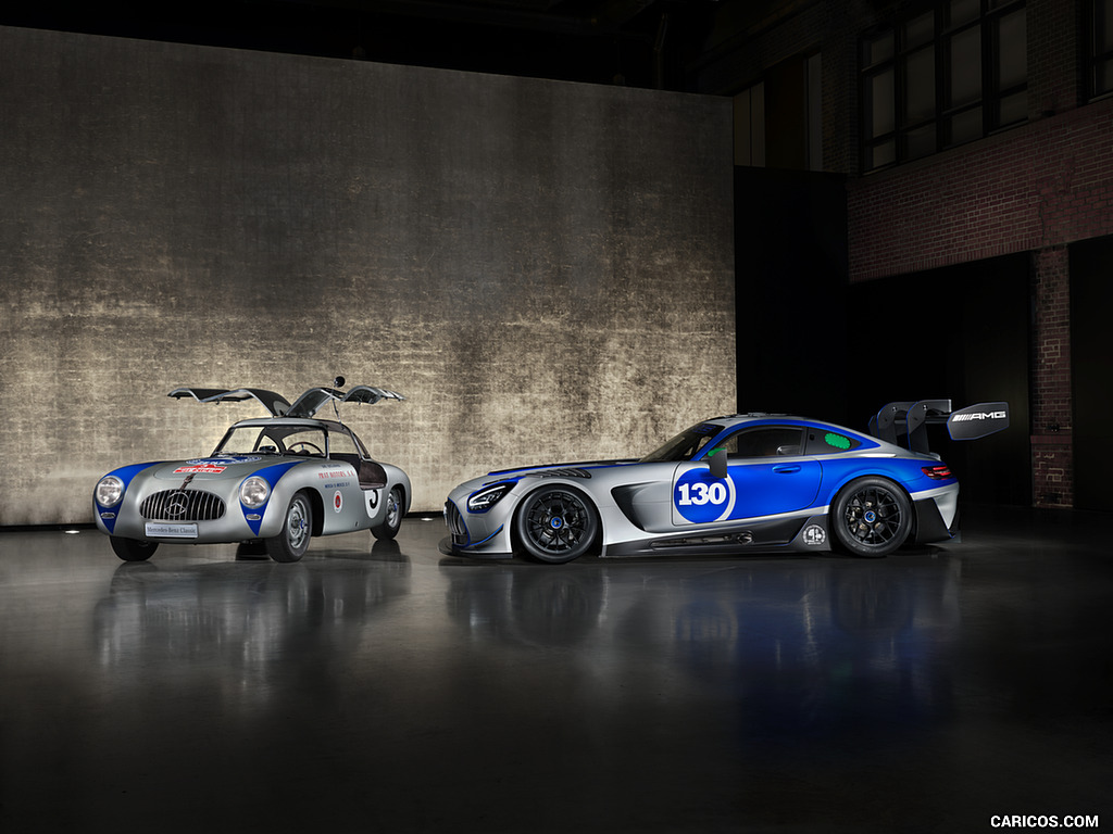 2024 Mercedes-AMG GT3 130Y Motorsport Edition and Mercedes-Benz 300 SL Rennsportwagen (W 194)