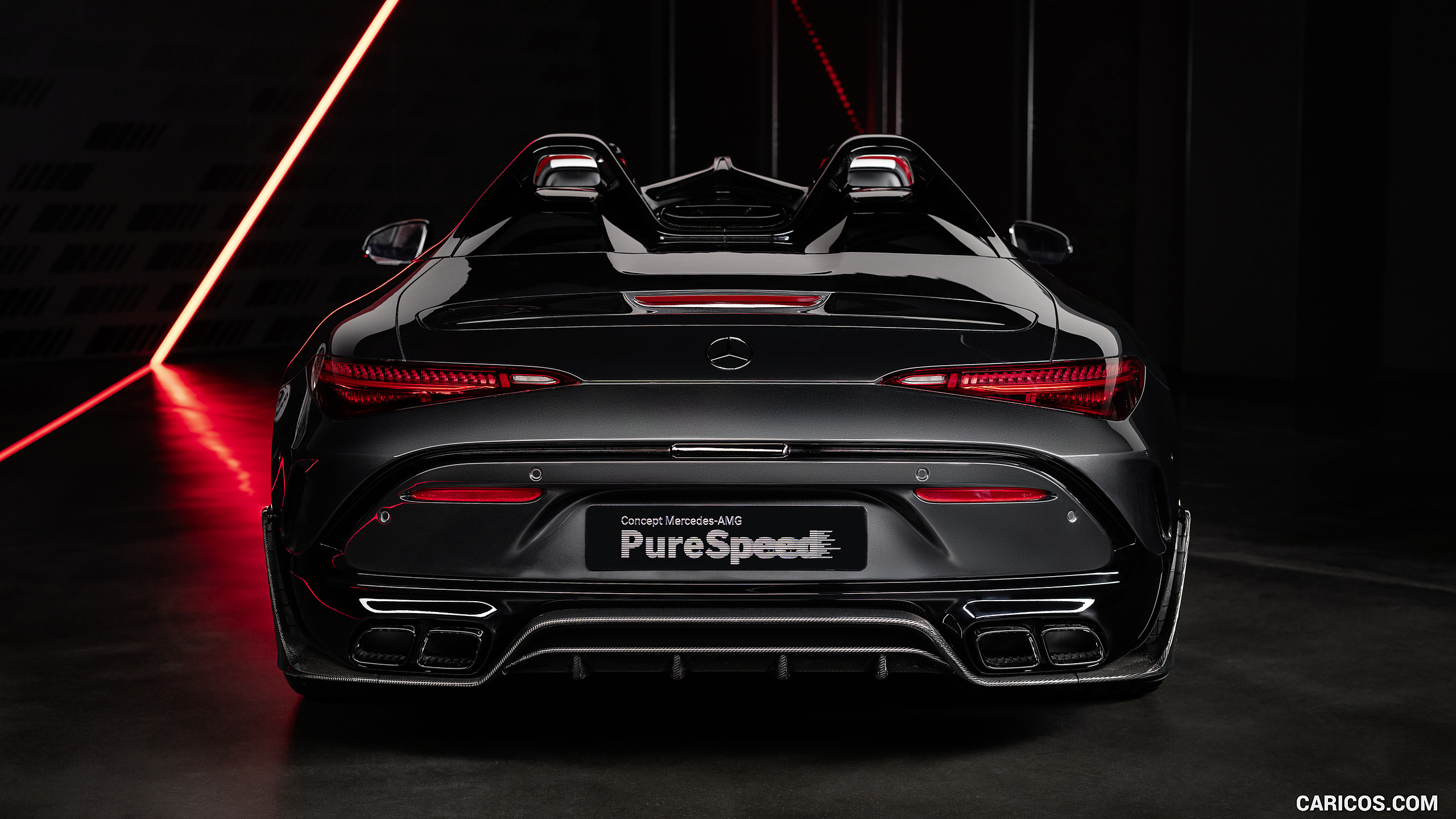 2024 Mercedes-AMG PureSpeed Concept (Color: Le Mans Red and Graphite Grey Metallic) - Rear, #17 of 27