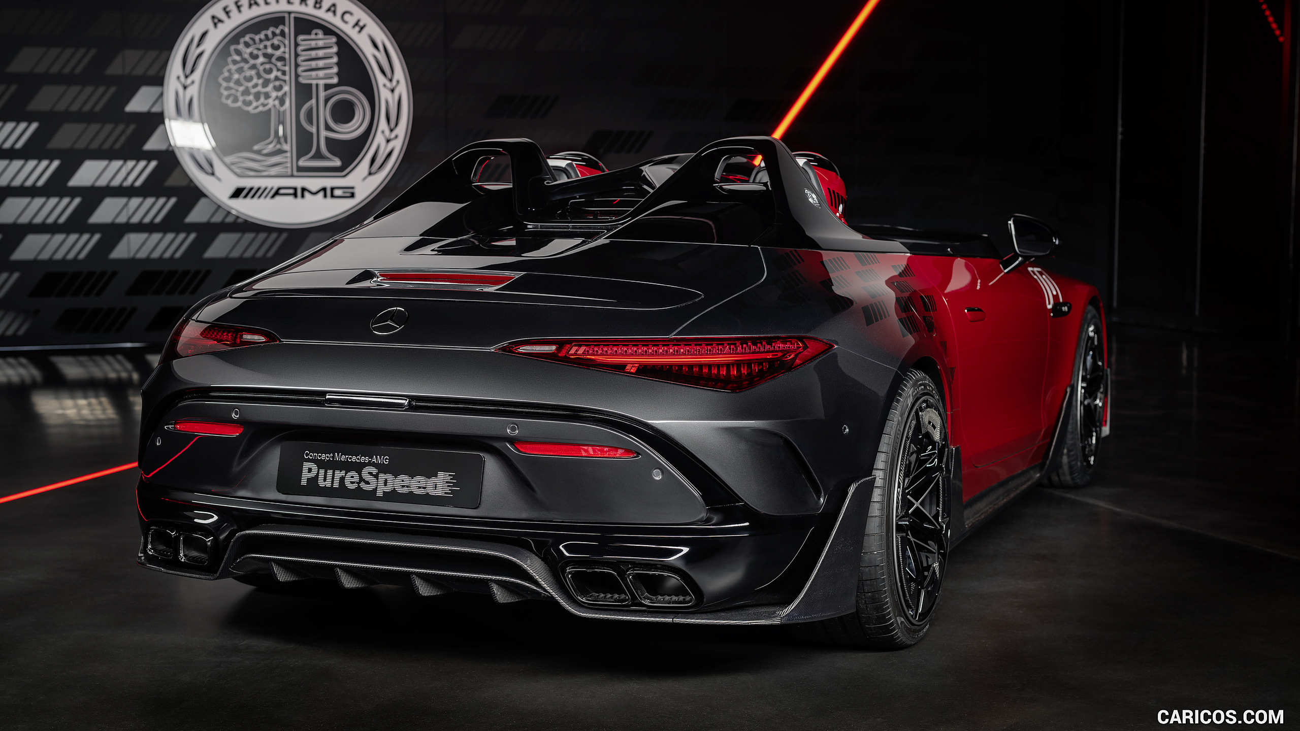 2024 Mercedes-AMG PureSpeed Concept (Color: Le Mans Red and Graphite Grey Metallic) - Rear, #18 of 27