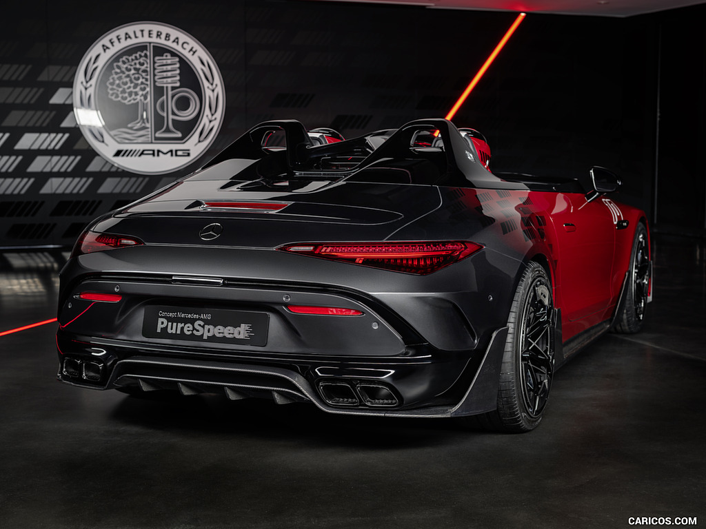 2024 Mercedes-AMG PureSpeed Concept (Color: Le Mans Red and Graphite Grey Metallic) - Rear