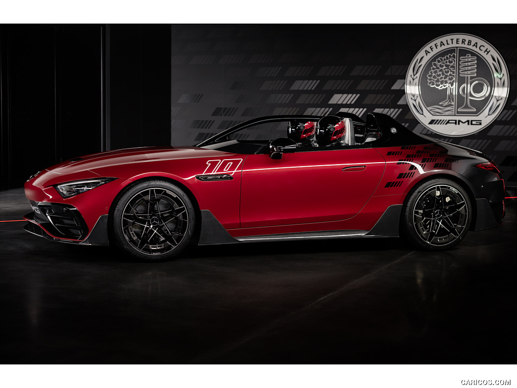 2024 Mercedes-AMG PureSpeed Concept (Color: Le Mans Red and Graphite Grey Metallic) - Side