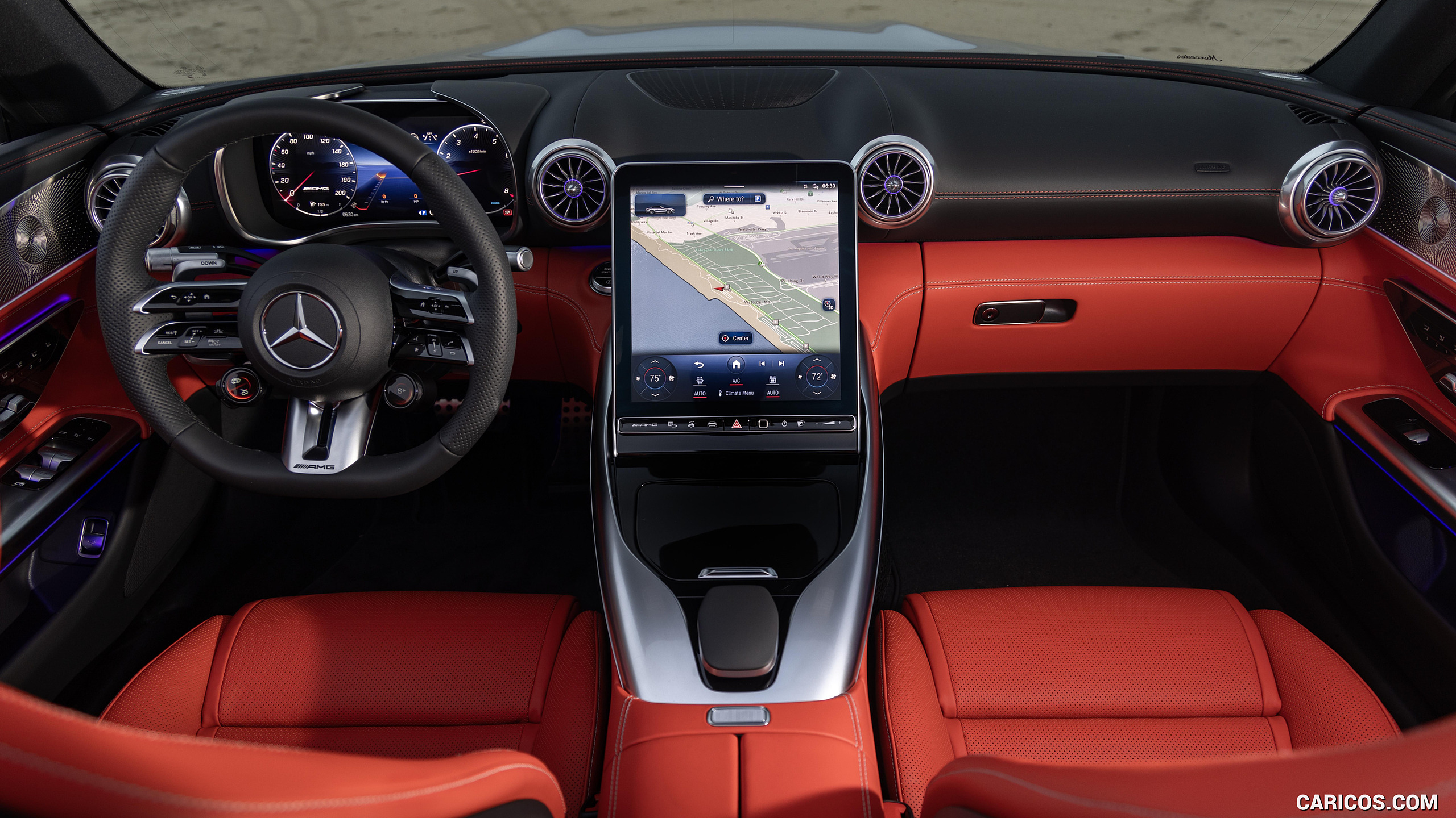 2024 Mercedes-AMG SL 43 (US-Spec) - Interior, Cockpit, #26 of 43