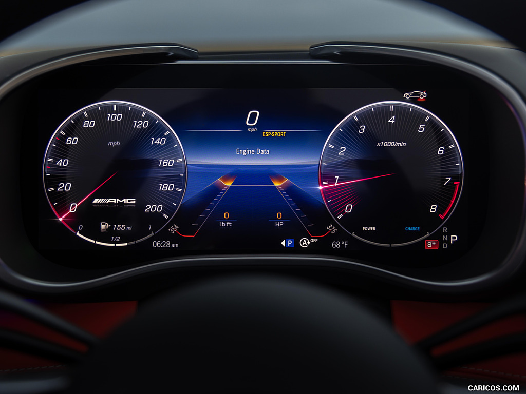 2024 Mercedes-AMG SL 43 (US-Spec) - Digital Instrument Cluster