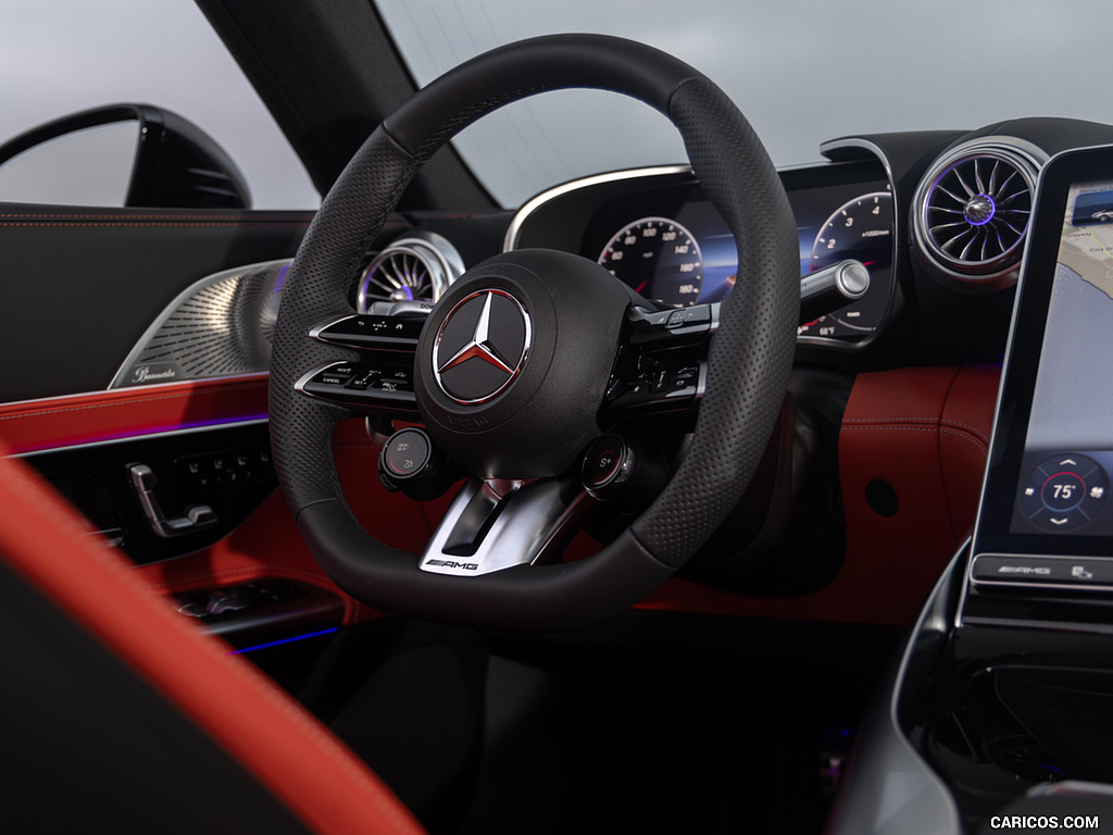 2024 Mercedes-AMG SL 43 (US-Spec) - Interior, Steering Wheel