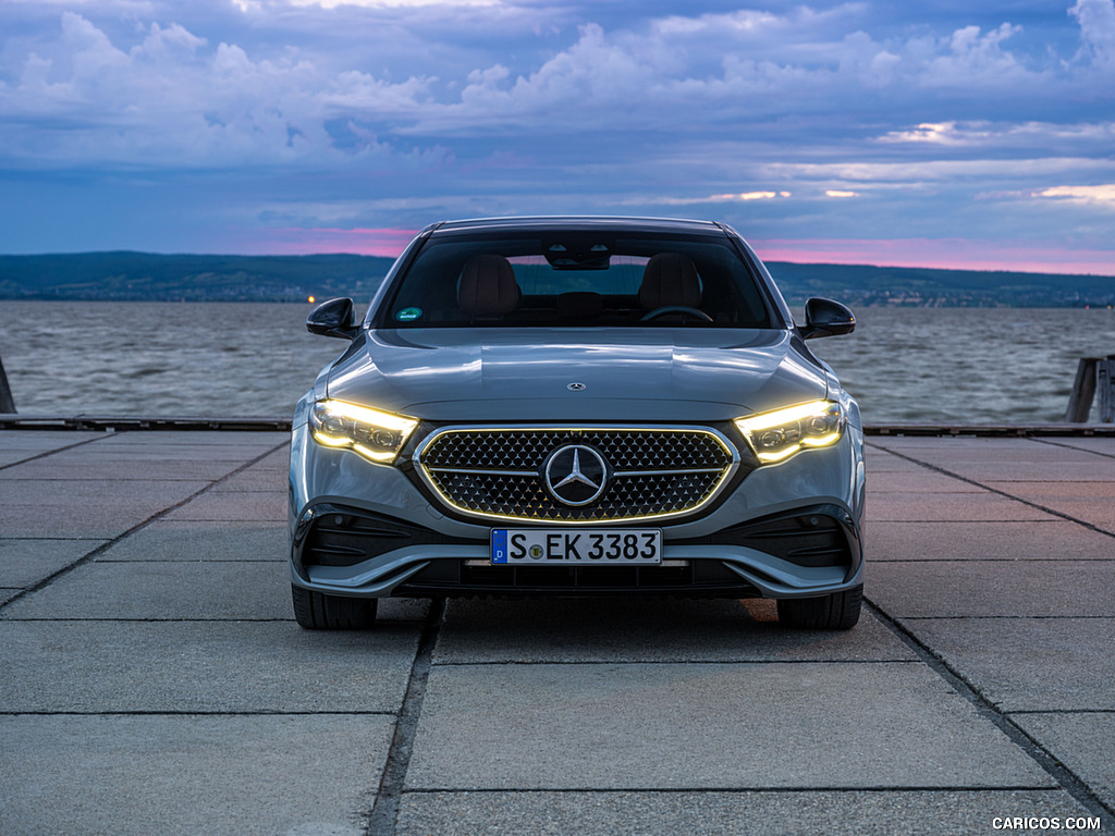 2024 Mercedes-Benz E 450 4MATIC (Color: Alpine Grey Solid) - Front