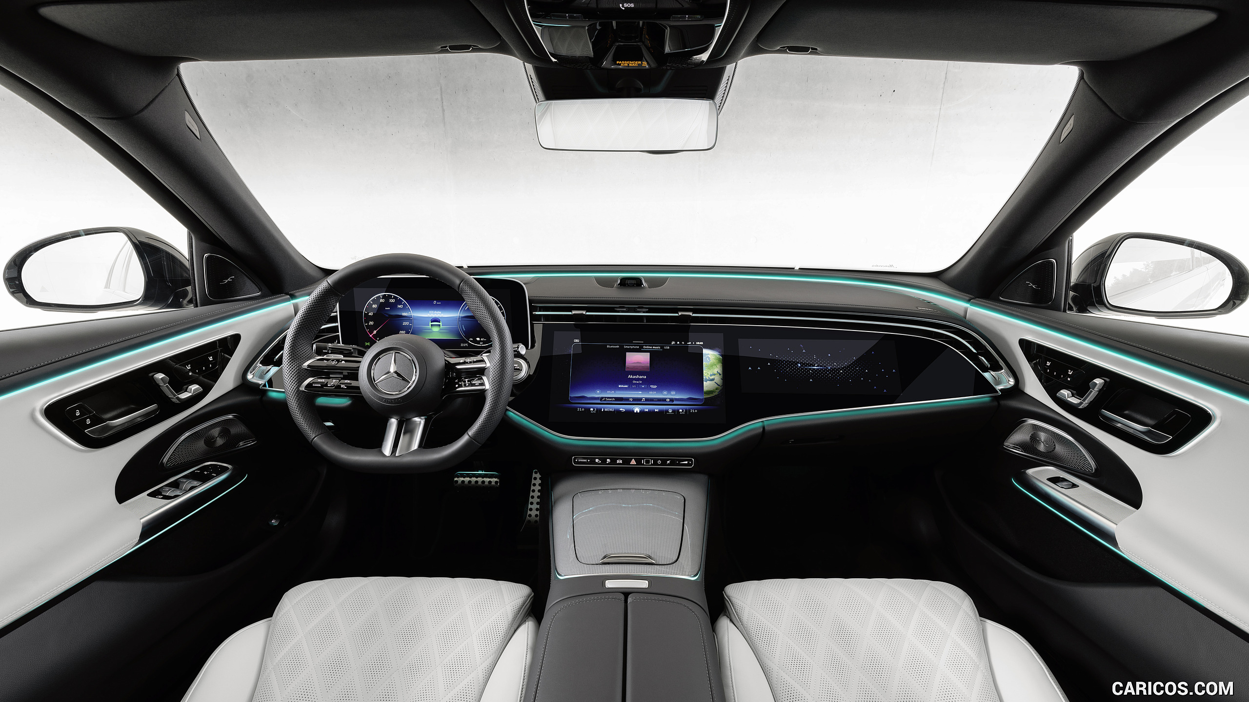 2024 Mercedes-Benz E-Class AMG Line (Nappa leather neva grey / black) - Interior, Cockpit, #32 of 158
