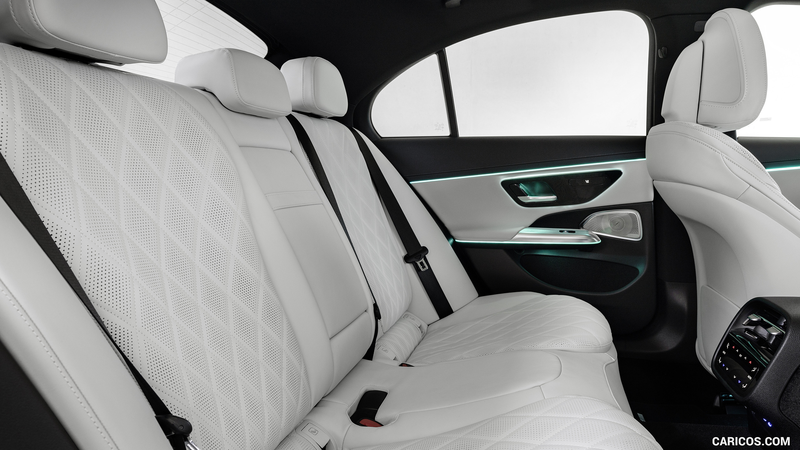 2024 Mercedes-Benz E-Class AMG Line (Nappa leather neva grey / black) - Interior, Rear Seats, #37 of 158