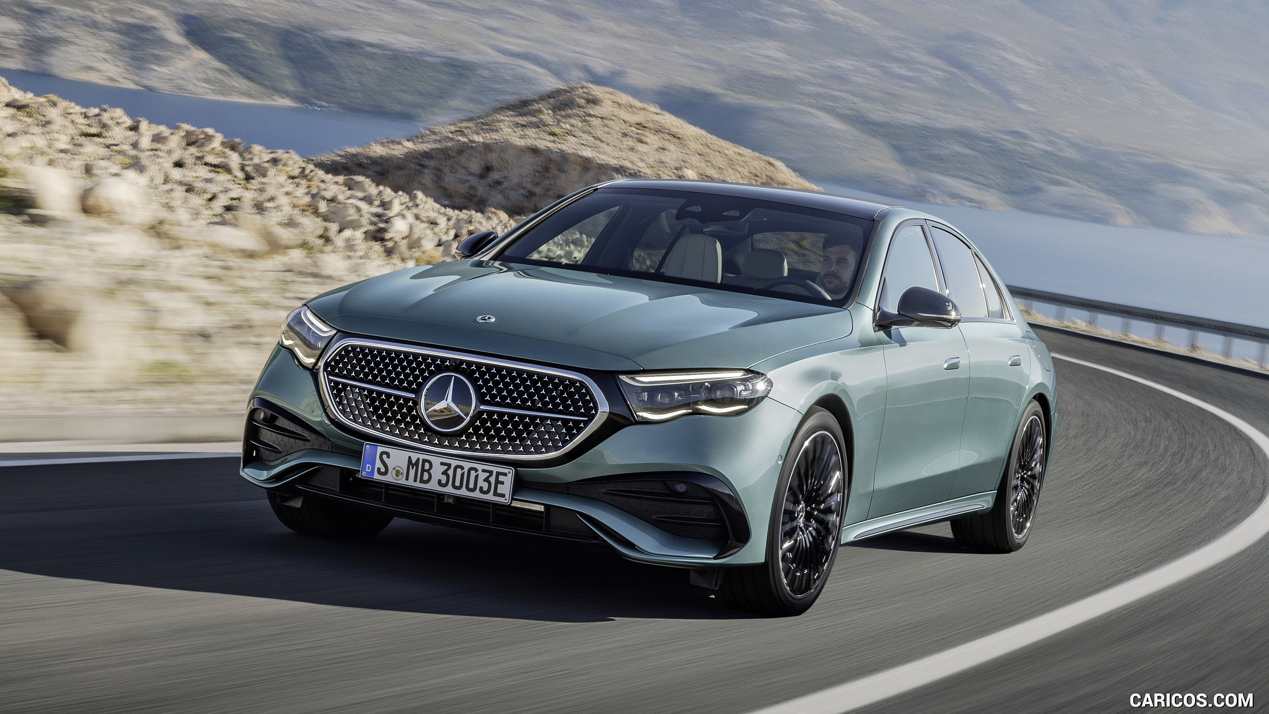 2024 Mercedes-Benz E-Class Plug-In Hybrid AMG Line Color: (Verde Silver) - Front, #1 of 158