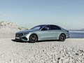 2024 Mercedes-Benz E-Class Plug-In Hybrid AMG Line Color: (Verde Silver) - Front Three-Quarter