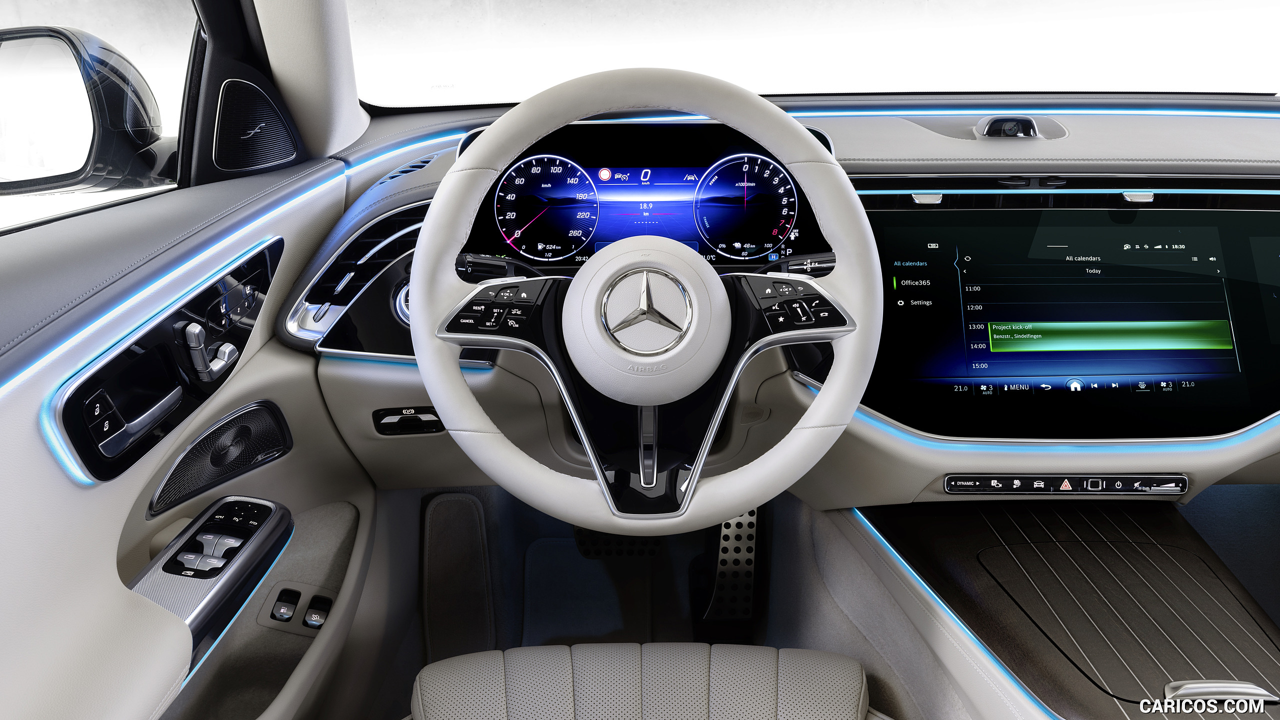 2024 Mercedes-Benz E-Class Plug-In Hybrid Exclusive Line (Color: Nautic Blue) - Interior, #100 of 158