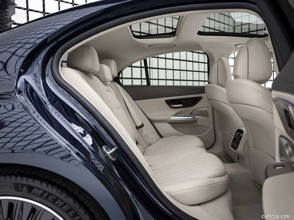 2024 Mercedes-Benz E-Class Plug-In Hybrid Exclusive Line (Color: Nautic Blue) - Interior, Rear Seats