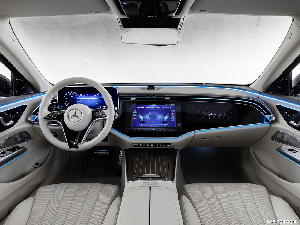 2024 Mercedes-Benz E-Class Plug-In Hybrid Exclusive Line (Color: Nautic Blue) - Interior