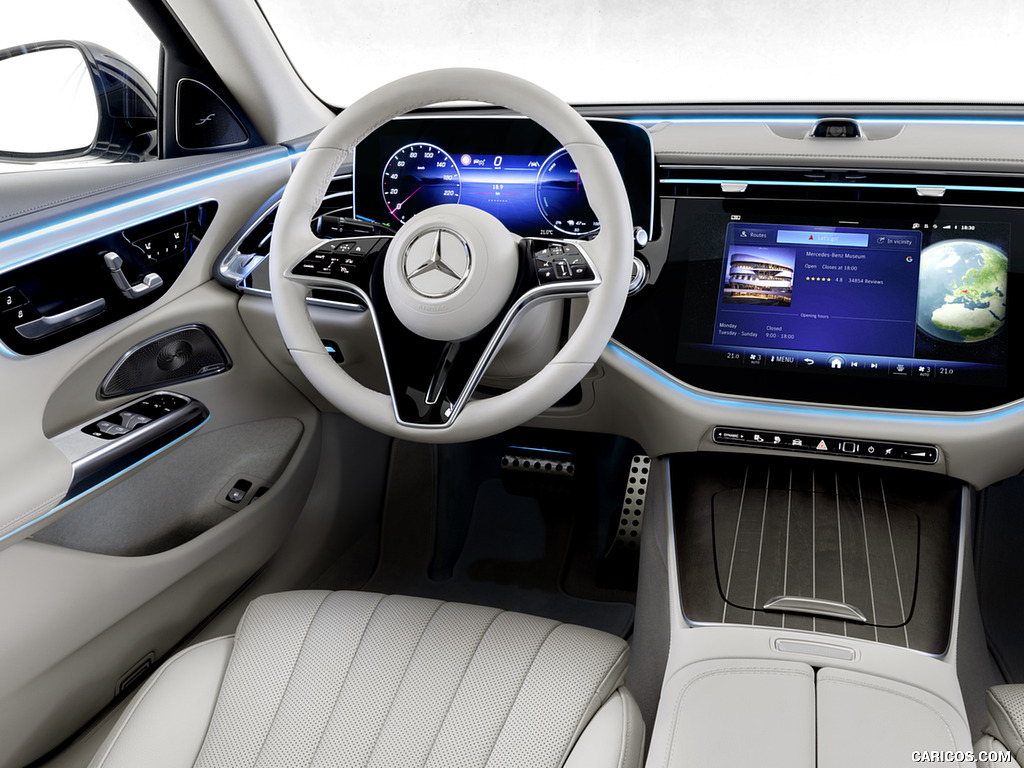 2024 Mercedes-Benz E-Class Plug-In Hybrid Exclusive Line (Color: Nautic Blue) - Interior